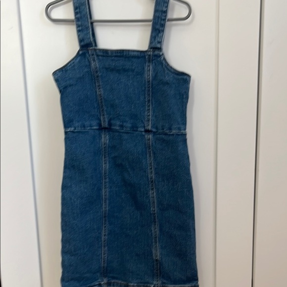 Art Class Denim Blue Casual Kids Dress - Picture 1 of 4
